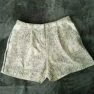 Reptile Print Shorts